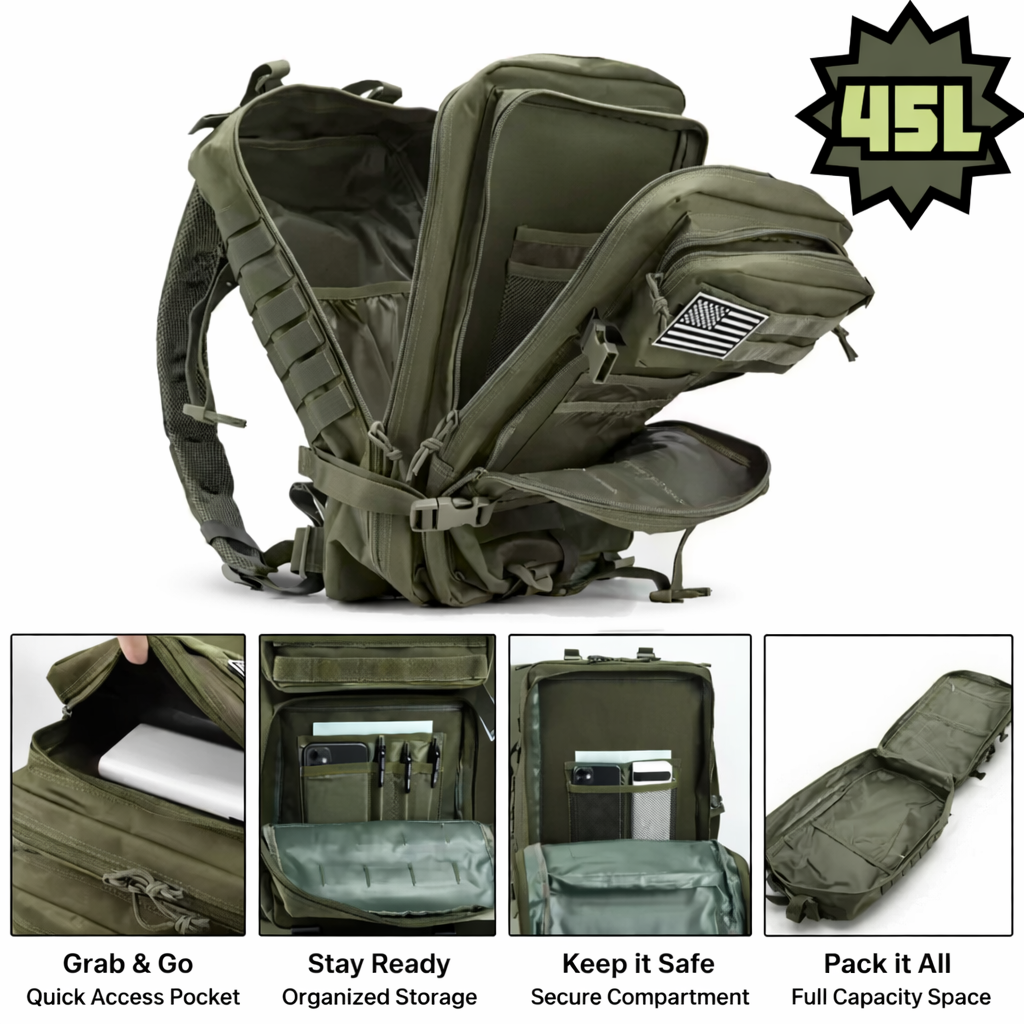 45L Tactical Backpack